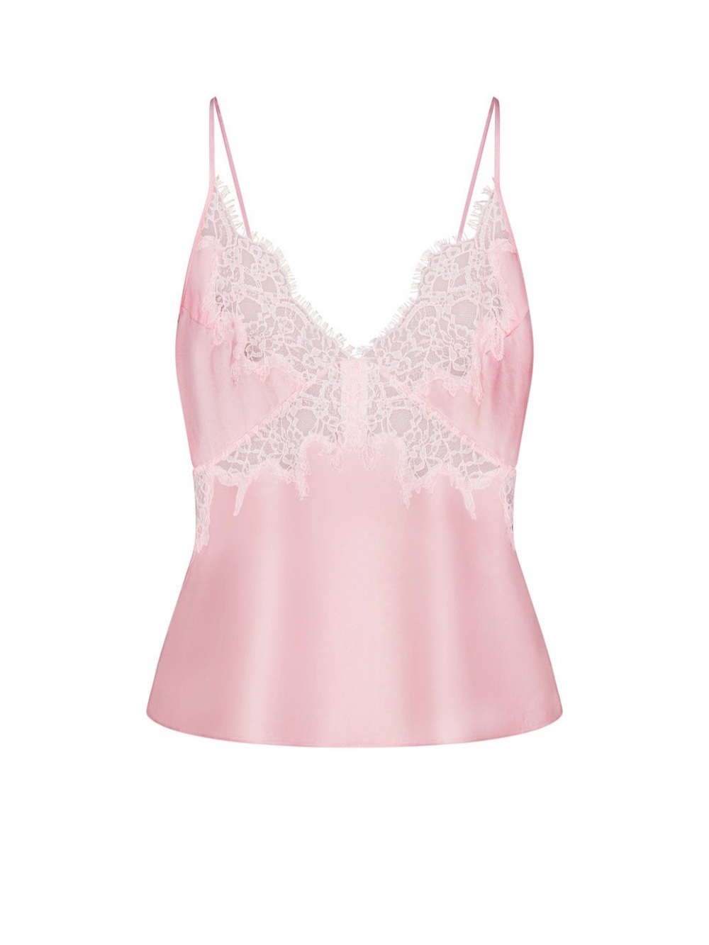 Skims Silk Lace Cami Size Medium In Peony Tonal NWT